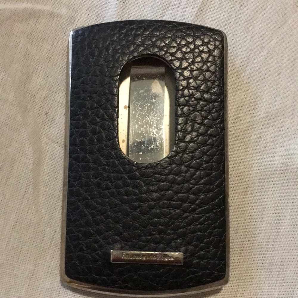 Ermenegildo Zegna Leather Business Card Holder